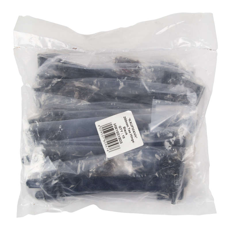 Kaufmann Tee Hinge Blk Japan Ld 200 Mm Pair (Bulk)