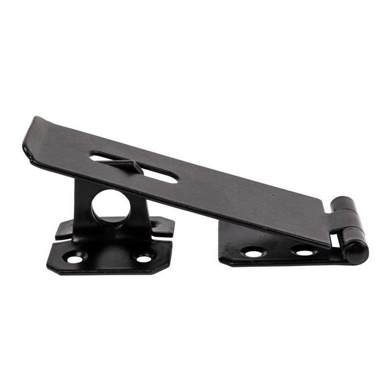 Kaufmann Hasp & Staple 90 Mm H/Duty Blk Jap(bulk)