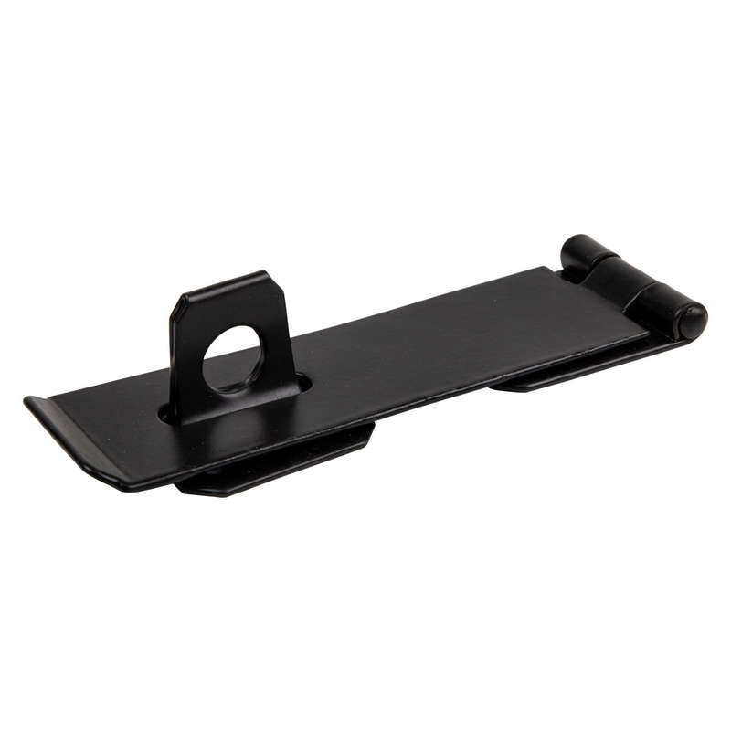 Kaufmann Hasp & Staple 115 Mm H/Duty Blk Jap(bulk)