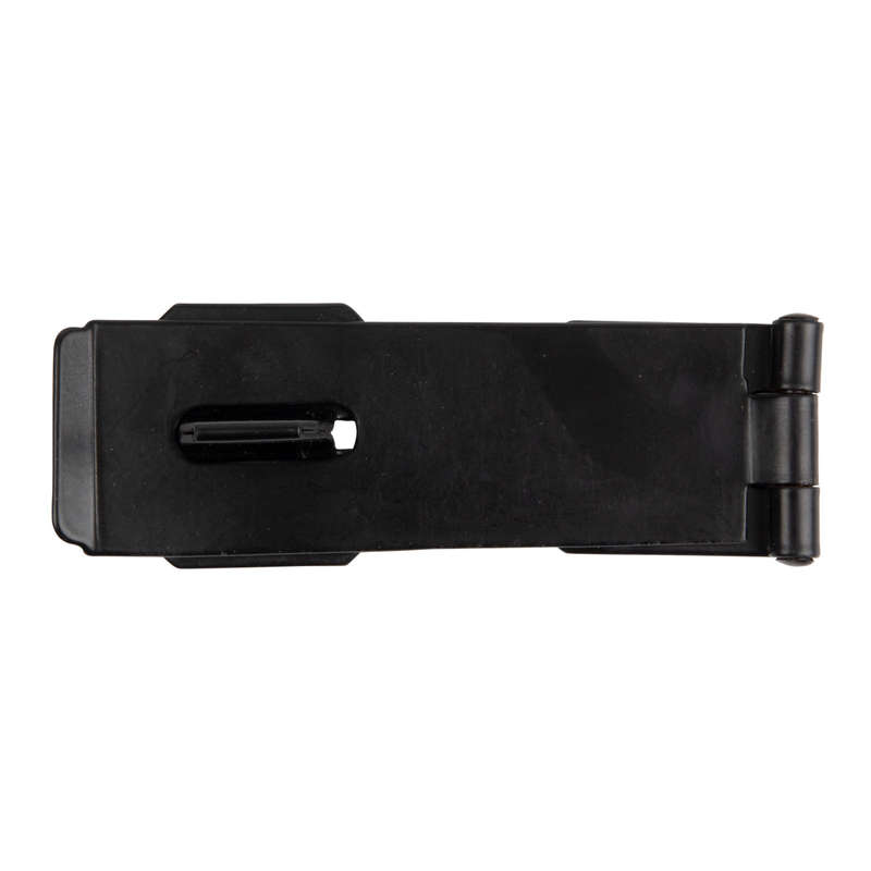 Kaufmann Hasp & Staple 115 Mm H/Duty Blk Jap(bulk)