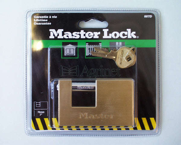 Mackie Insurance Lock Master Brass 76 Mm
