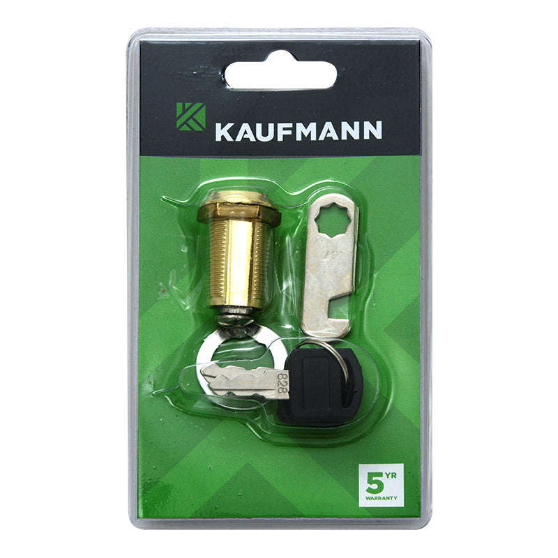 Kaufmann Cam Lock 30 Mm Brass Plated