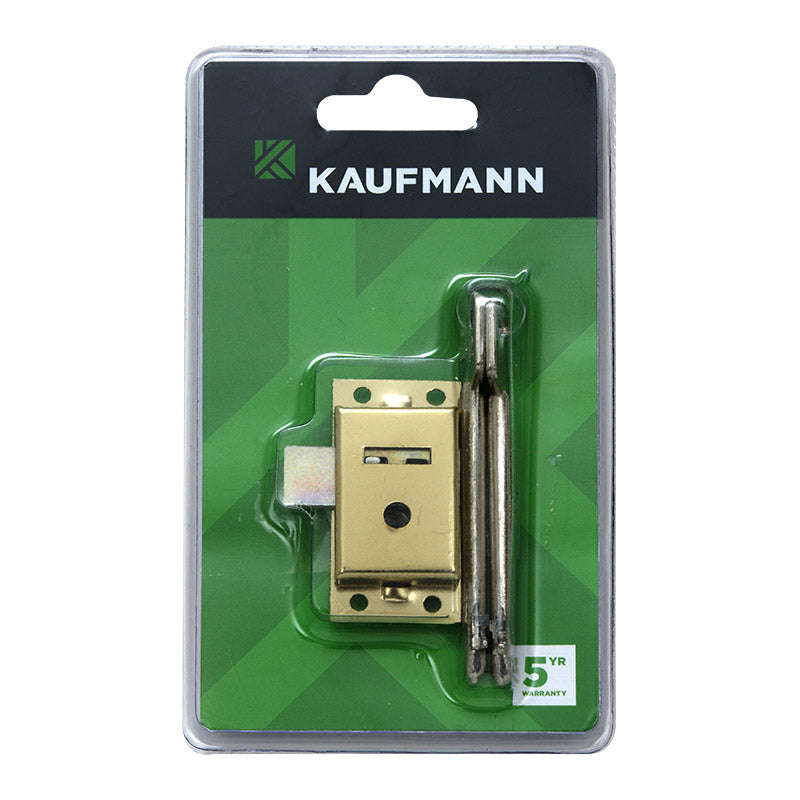 Kaufmann Lock Cupboard 50 Mm Brass 2 Lever