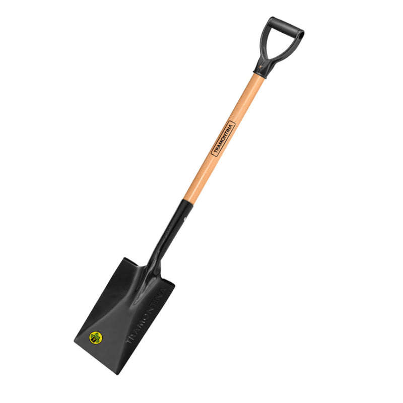 Tramontina Black Spade 71 Cm Wood Stem Poly Handle