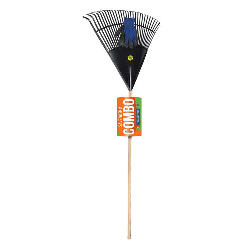 Tramontina 30 T 120 Cm Plastic Leaf Rake And Gloves