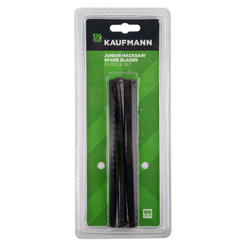 Kaufmann Hacksaw Junior Blades 10 Pcs Set