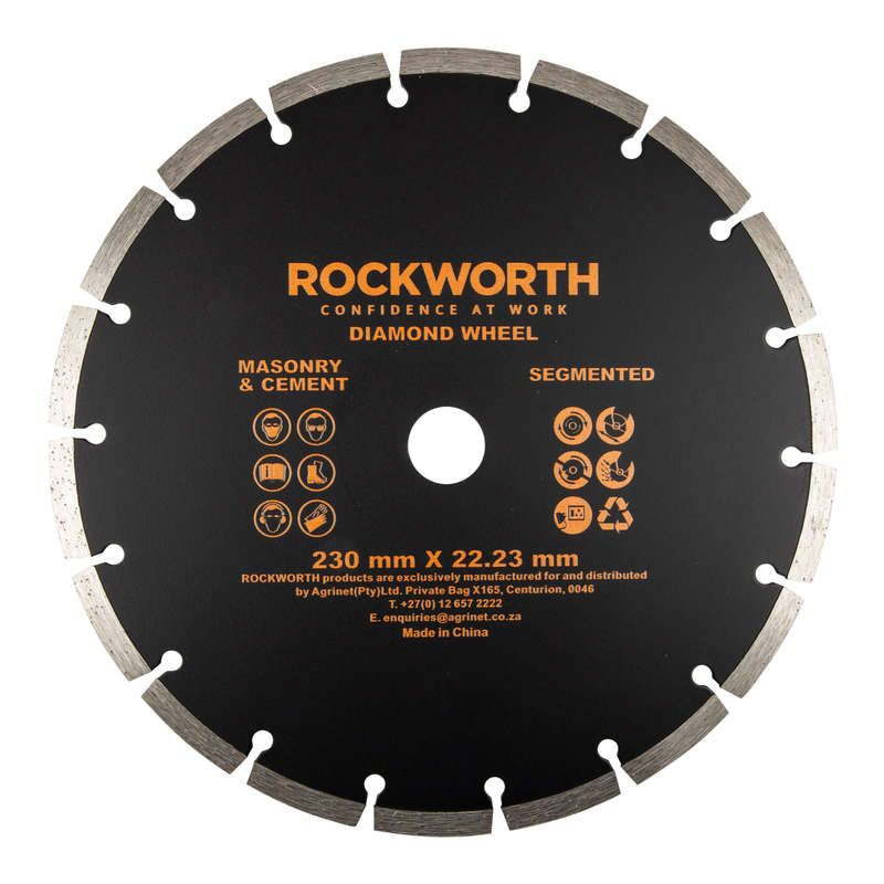 Rockworth Diamond Wheel 230 Mm Segmented Rim