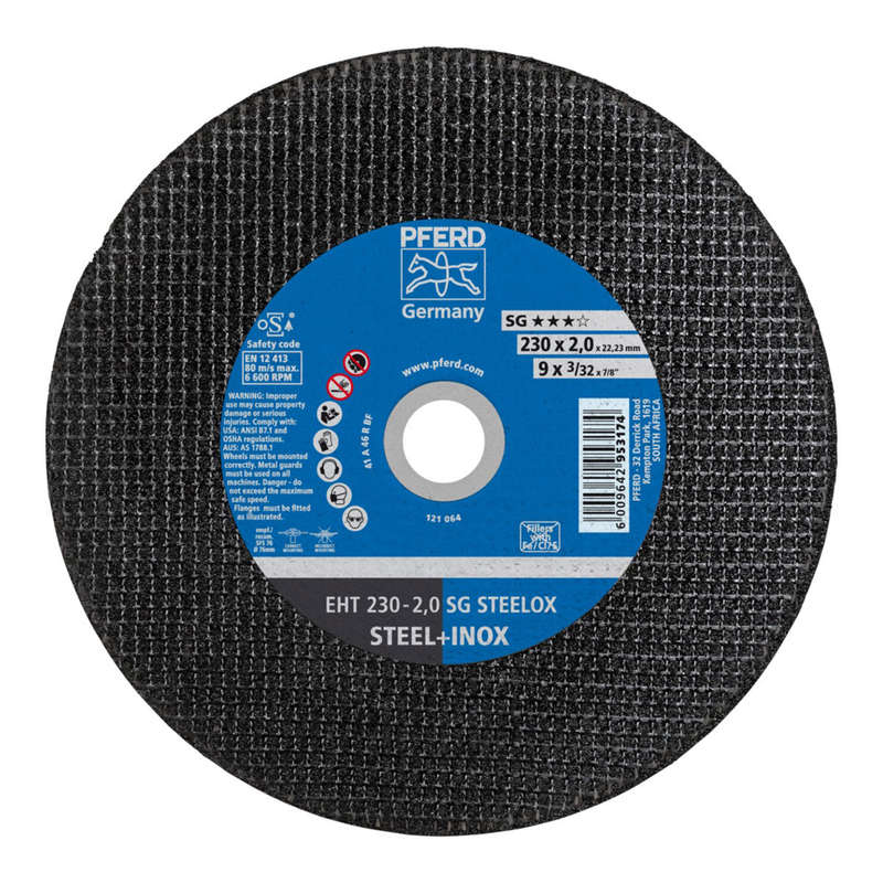 Pferd Cutting Disc Steel Inox 230 Mm X2.0 Mm Sg