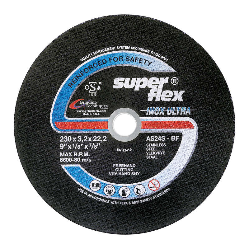 Superflex Cutting Disc Flat Ultra Inox 230 X3.2 Mm