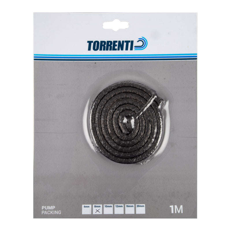 Torrenti Packing Pump Graphite 10 Mm 1 M