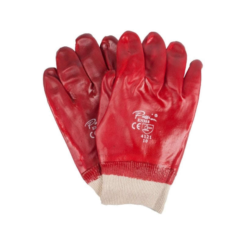 Glove Pvc+Knitted Wrist 120 Bulk