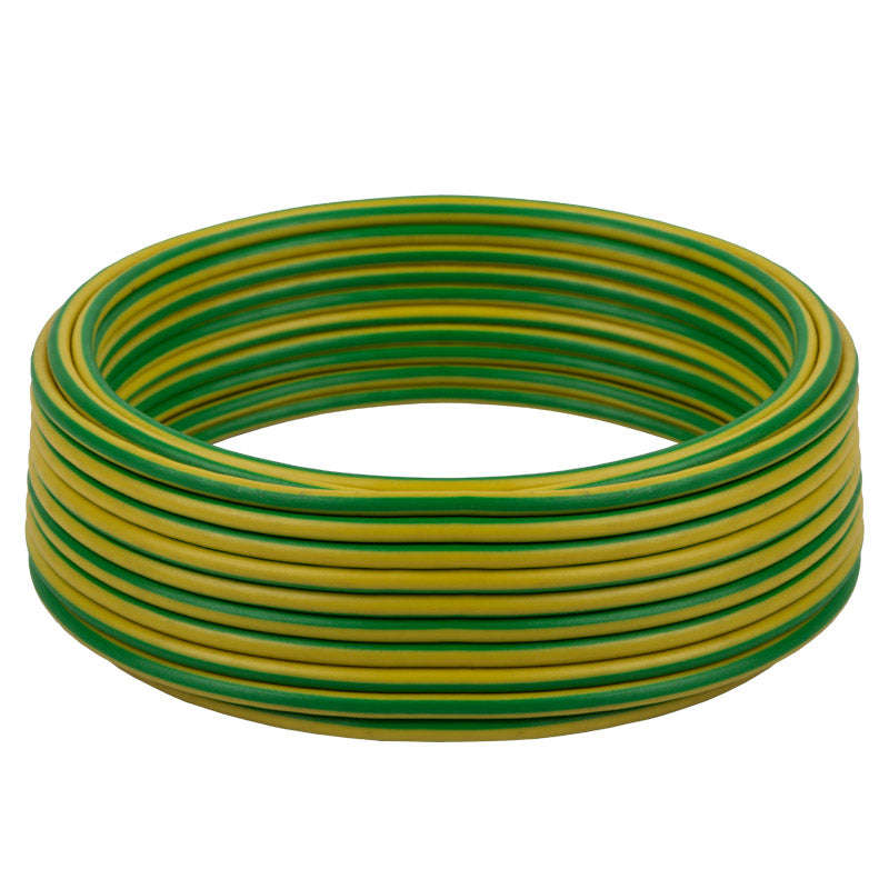 Cable House Wire Green And Yellow 10 M 1.5 Mm