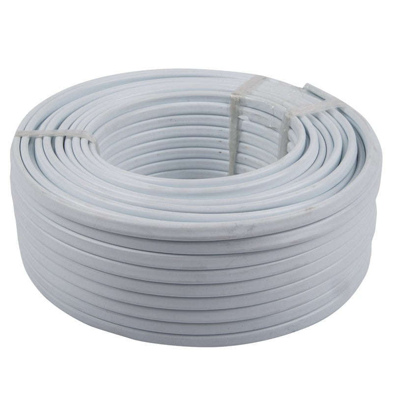 Cable Flat 2 Core + Earth White 20 M 2.5 Mm