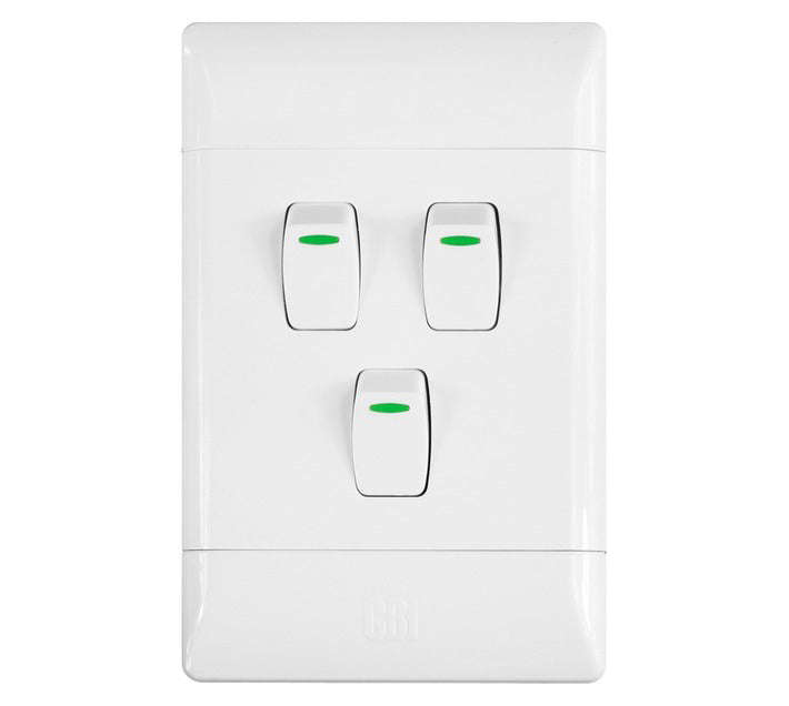 Cbi Light Switch 3 L1 W 2 X4 White