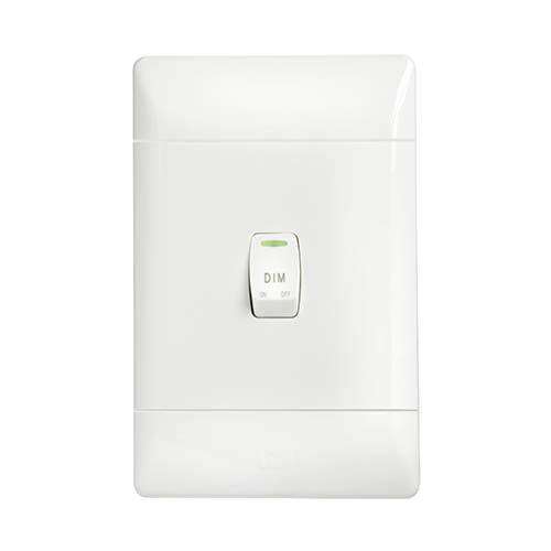 Cbi Light Switch Dimmer Unit 2 X4 White