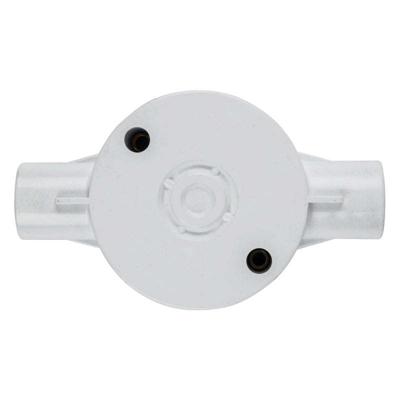 Conduit Box 2 Way Through Sabs 20 Mm
