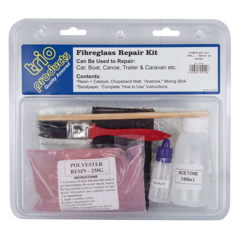 Trio Fibreglass Repair Kit Small
