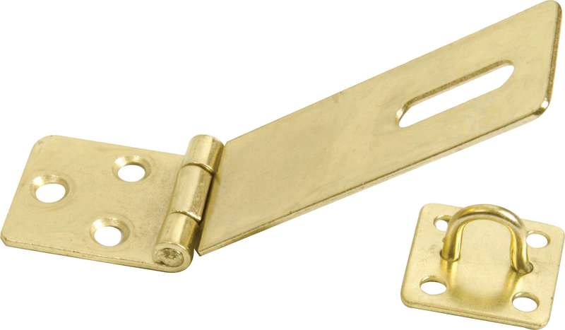 Hasp&Staple Brass Plated 75 Mm L/Dutyp20