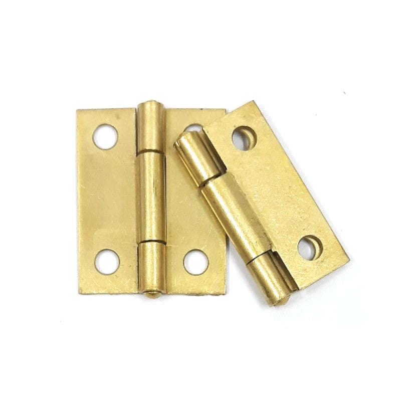 Hinge Butt Brass Plated 25 Mm 20 Pair