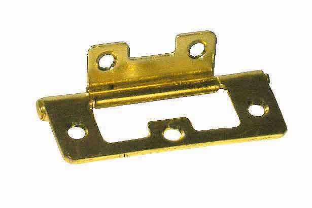 Hinge Sinkless Brass Plated 50 Mm 10 Pair
