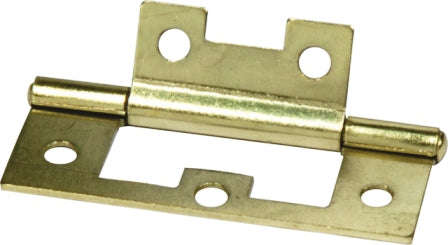 Hinge Sinkless Brass Plated 65 Mm 10 Pair