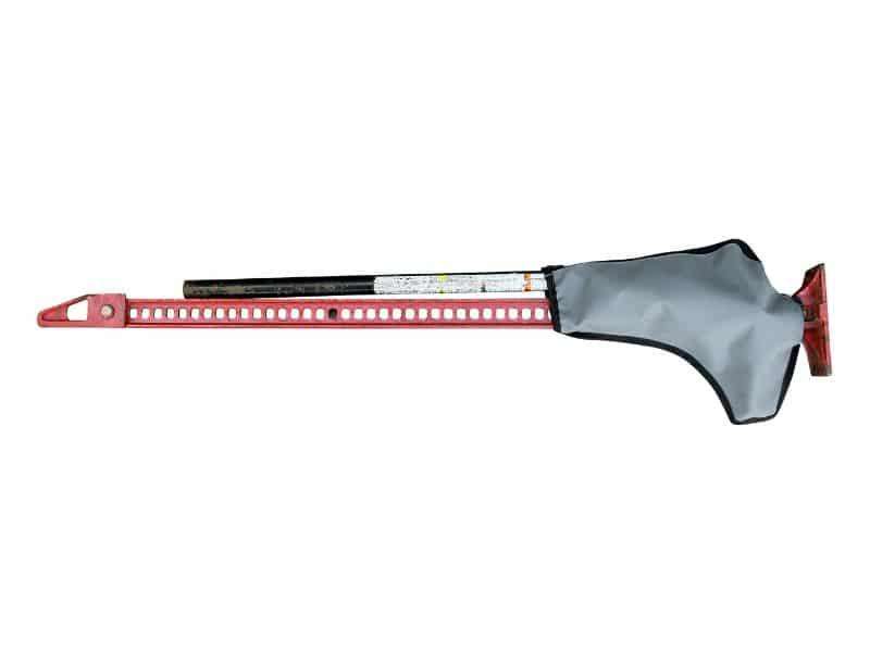 Camp Cover Hi-Lift Jack Foot Cover Ripstop Charcoal