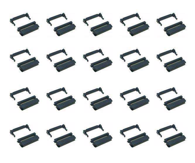 Socket Idc 20 W W/Strain Relief 108/Tray Isc20 A1