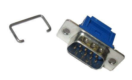 Idc Plug D Sub 9 W Metal Mnt & Plastic Strain W/Clip Idc 9 P *A*