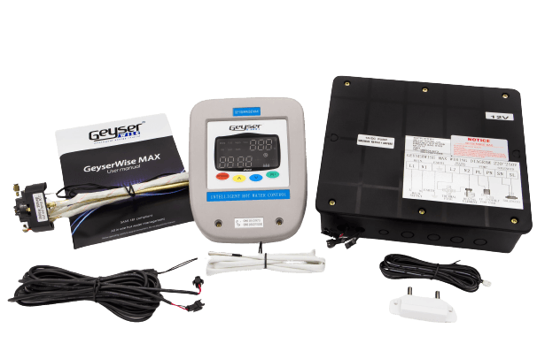 Geyserwise Max - Controller and Timer for 12V/220V Split Pumped Solar Geysers