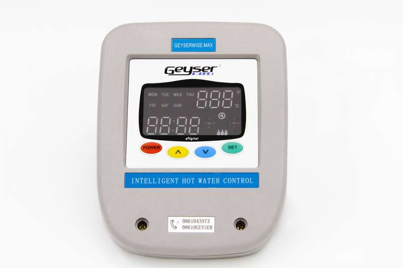 Geyserwise Max - Controller and Timer for 12V/220V Split Pumped Solar Geysers