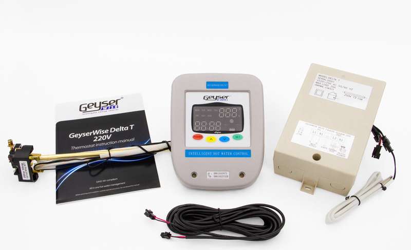 Geyserwise Delta T - Temperature Differential Controller for 220V Split Pump Solar Geysers