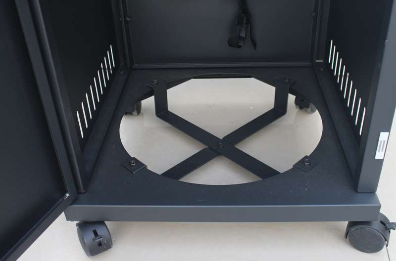 Short Stand Gas Patio Heater Ceramic Log Style