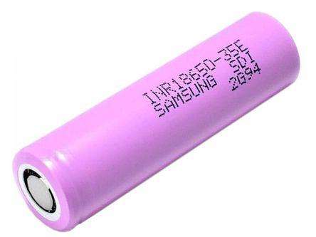 Flat Top Lithium Cell / Battery 3.7 V 3.5 Ah 18x65 Inr18650 35 E