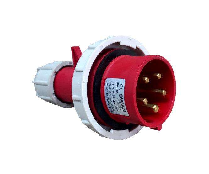 Plugtop 16 A 3 P N E 380 V Ip44 Ips Ce 015 N