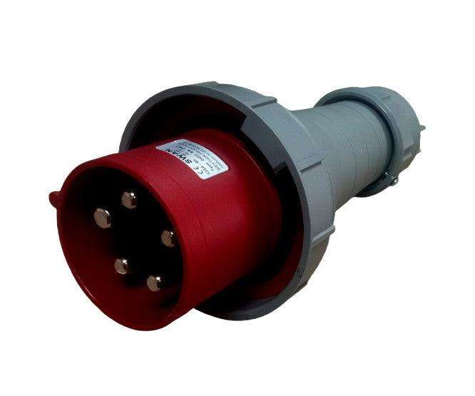 Industrial Plugtop 125 A 3 P+N E 380 V Ip67 Ips Ce 0452