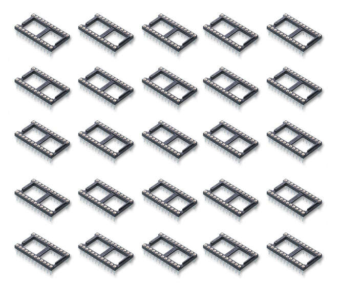 Ic Socket 0.6 24 W Tulip Rnd Wide 20 Pcs/Tube Ism24 T1 06