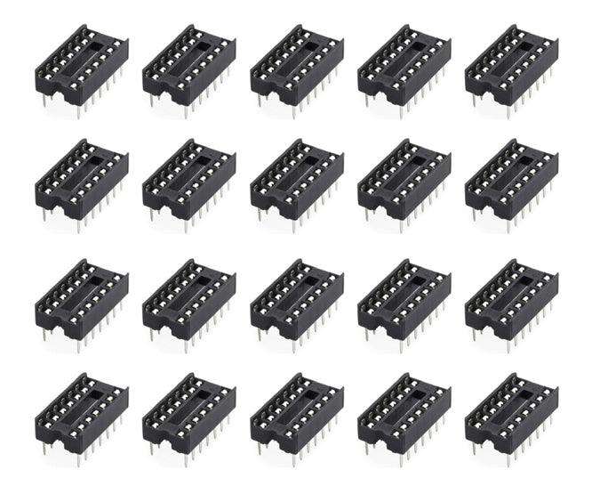 Ic Socket W=0.3" 14 W Std Stamped Pin 34/Tube Iss14 T1 03 Rh