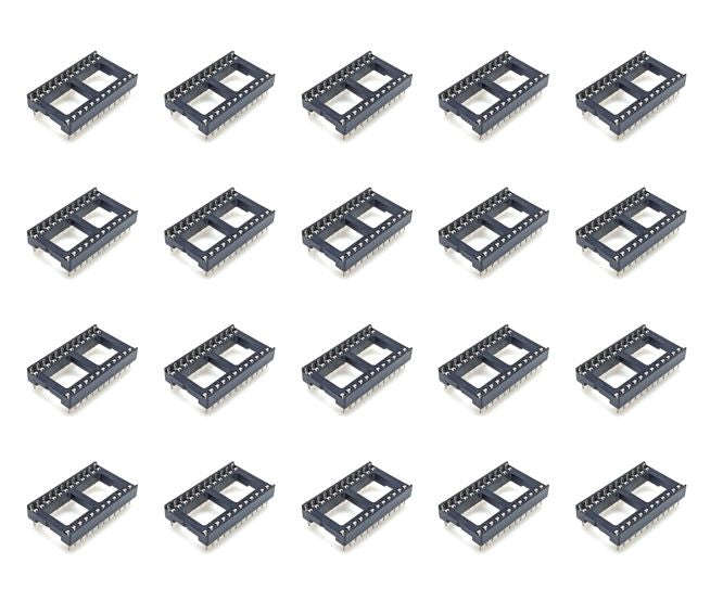 Ic Socket Dil 0.6 24 W Std D Leaf 20 P/Tube Iss24 0.6