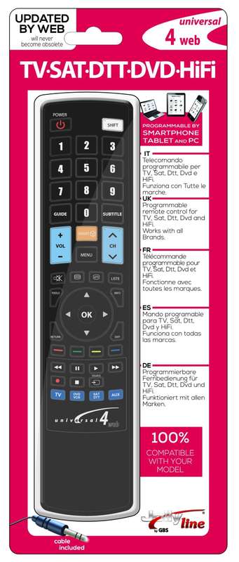 Universal Remote Web (4 Device