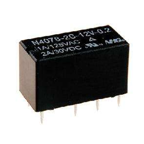 Relay Pcb Mount Dpdt 12 Vdc 2 A N4078 2 C Dc12 V 0.2 W