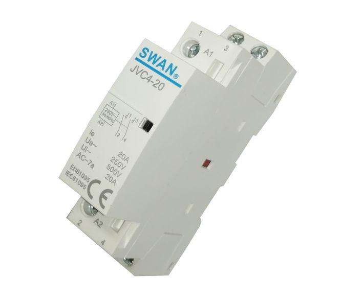 Din Rail Mount Ac Modular Contactor 25 A 230 V 1 No+1 Nc Co Jvc2 11 25 A