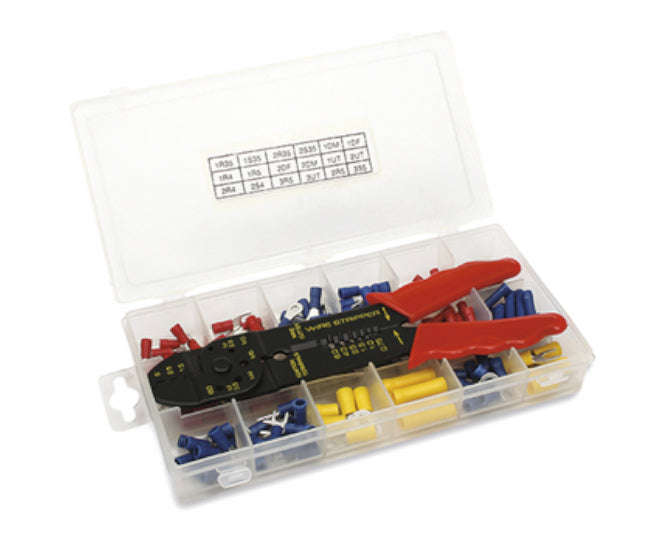 Assortment Of Pre Insulated Terminals + Crimper 150 Pcs K150 T Mix