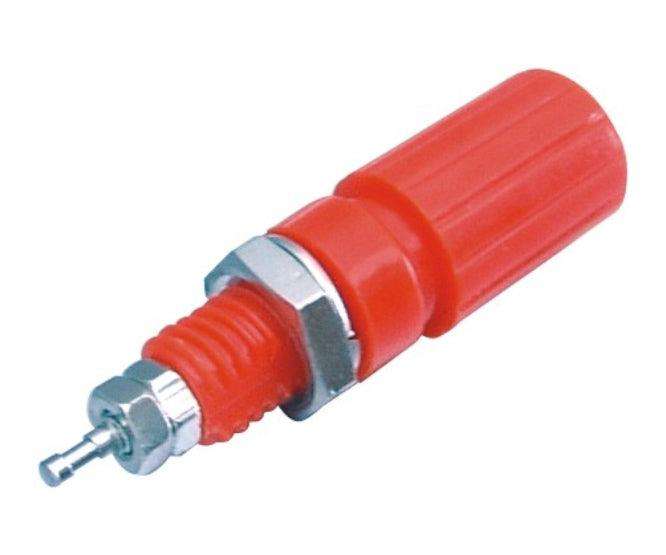 Socket Banana 4mm Red Captive K201 Rd