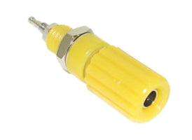 Banana Socket 4mm Yellow Captive K201 Yl