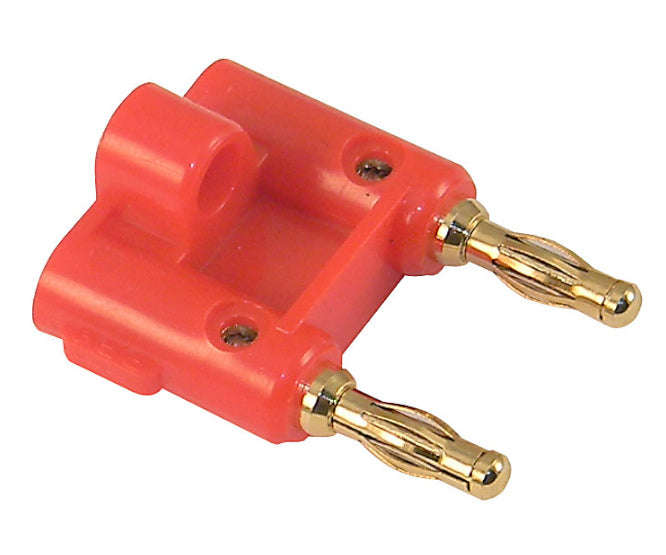 Adapter Banana Socket Dual Plug Red K2155 Red