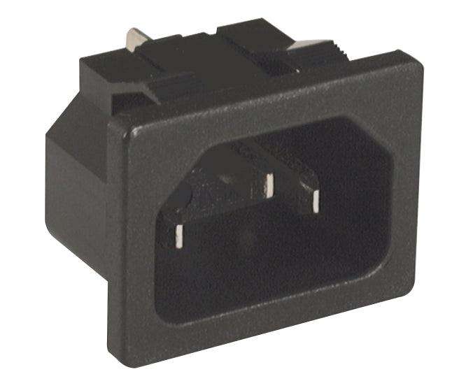 C14 Iec Plug Press Fit Solder Terminals K2412 *A*