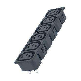 C13 6x Iec Socket Press Fit Adapter K241566
