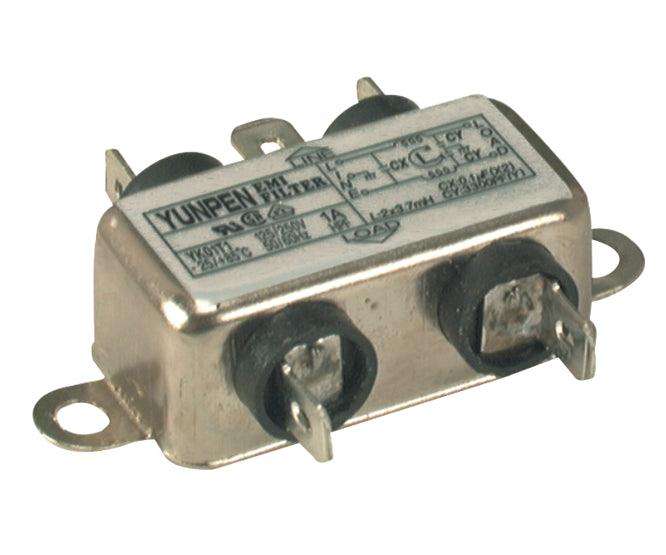 Filter Emi/Emc Mains Panel Mount 240 Vac 6 A In Line K24235 D / Yk06 T1