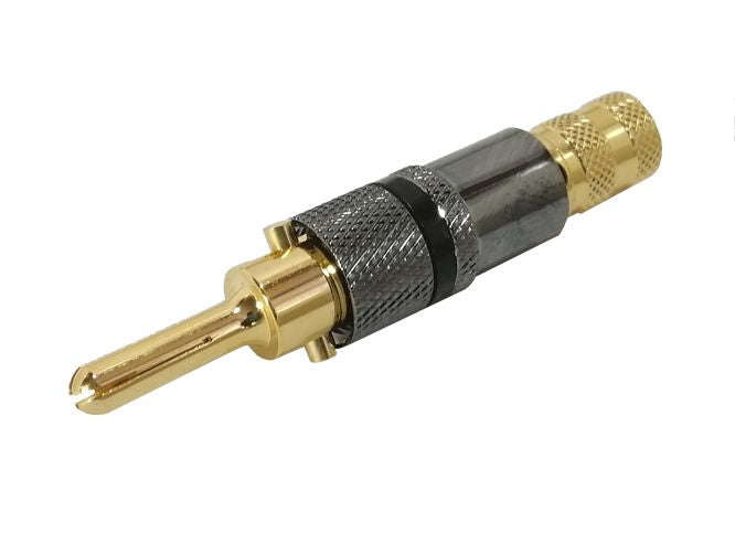 4mm Banana Plug Black Extened Pin K29639 X Black