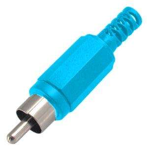 Rca Plug Str Blue W/Sleeve K312 A Bl